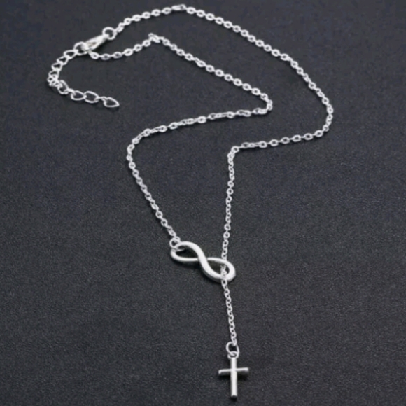 ✝️Silver Infinite Faith Necklace✝️ - Picture 4 of 8